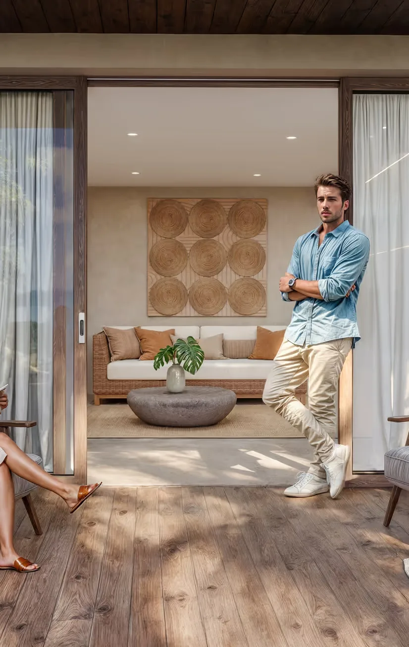 Lagoon Suite interior at Amani Melasti with direct pool access